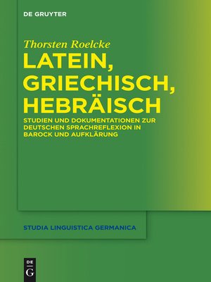 cover image of Latein, Griechisch, Hebräisch